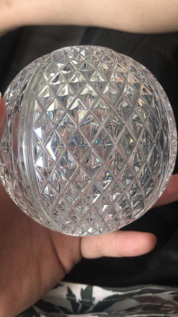 Modern Golden Chandelier decoração de casa quarto sala de estar LED anel vidro pérola lâmpada pendente 6