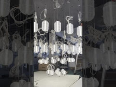 Grande lustre personalizado de 2,5 m de diâmetro