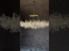 Fábrica Personalizar Ramo de Árvore Cristal Candelabro