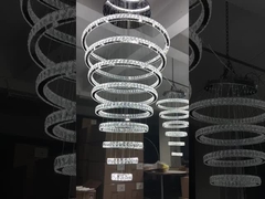 Villa Hotel Customizado Cristal Lustreiro Pendente Luz