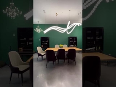 Iluminação de pendente personalizada de bola de vidro branco creme