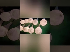 Lâmpada de pendente de luz moderna de luxo simples restaurante bar criativo lado da cama luz de pendente de calcite