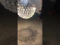 Arte de alta gama Moderno candelabro acrílico para residências de luxo