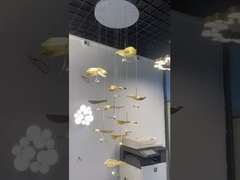 Luz do pendente do conjunto do diodo emissor de luz 1W da tecla para dispositivos elétricos de luz de suspensão do vão das escadas