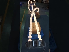 LED Alumínio Pintura Ouro Pérola Chandelier Sala de jantar 30W