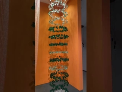Arte decorativa Salão de hotel Lustres de vidro de cristal Lustre montado no teto