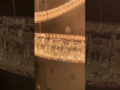 5-30m2 Crystal Chandelier Ceiling Light Dimmable conduzido moderno