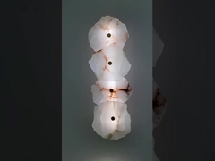 Lâmpadas de cristal de luxo para sala de exposições de arte ou sala de conferências
