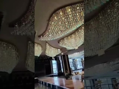 Material de polimento de metal LED Lâmpadas redondas contemporâneas 20 - 30m2