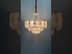 Lâmpadas de cristal montadas no teto, elegantes e luxuosas para decoração doméstica