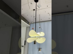 Sala de estar Lâmpada Salão Luz Principal Villa Escalões Altos Luz de Cristal Duplo Atmosfera Faixa Zhongshan