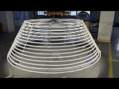 Custom Modern Leaf Glass Pendant Lights Villa Hotel Lobby Projeto Texturas Torturado Clear Art Glass Ch