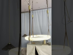 Novo candelabro de ouro moderno decoração de casa quarto sala de estar LED anel de vidro pérola lâmpada pendente