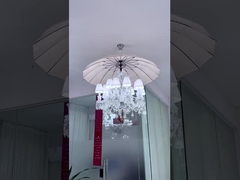 Decoração de vidro de estilo moderno Iluminação Lobby do hotel Grande projeto personalizado Indoor LED Vidro soprado à mão