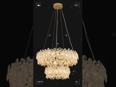 Moderno Moda Industrial Vintage Led Pendurado Iluminação Pingente Luz Lâmpada Hotel Cristal Luz Novo St