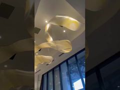 Luminária Pendente Borboleta Transparente Acrílica Simples Moderna Design Minimalista Multi-cabeça para Cama
