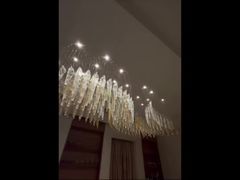 Cristal candelabro Decoração Corredor Passeio Sala de Jantar Tecto Luzes Corredor Escalão