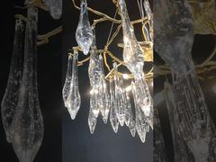 Luminária Pendente LED de Cerâmica com Pétalas de Magnólia Branca Moderna, Galho de Árvore, Projeto, Lâmpada Pendente para Sala de Estar