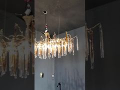 Apresentamos as Luminárias Pendentes Personalizadas de Disco de Vidro OEM ODM, Eletrodeposição e Polimento, AC110V a 250V, para Você