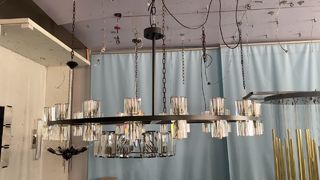 Lâmpada de cristal de estilo europeu 220-240V