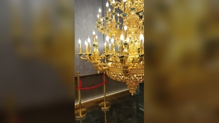 Lustre de cristal personalizado iluminação do lobby do hotel de luxo