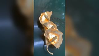 Luminária pendente luxuosa de latão de alabastro para salas de estar modernas