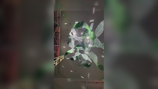 Lustre de cristal em folha de palmeira luxuoso contemporâneo personalizado