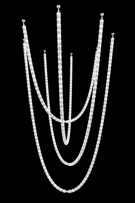 Modern Crystal Chandelier 6 M Pearl Necklace Chandelier Luxury For Living Room