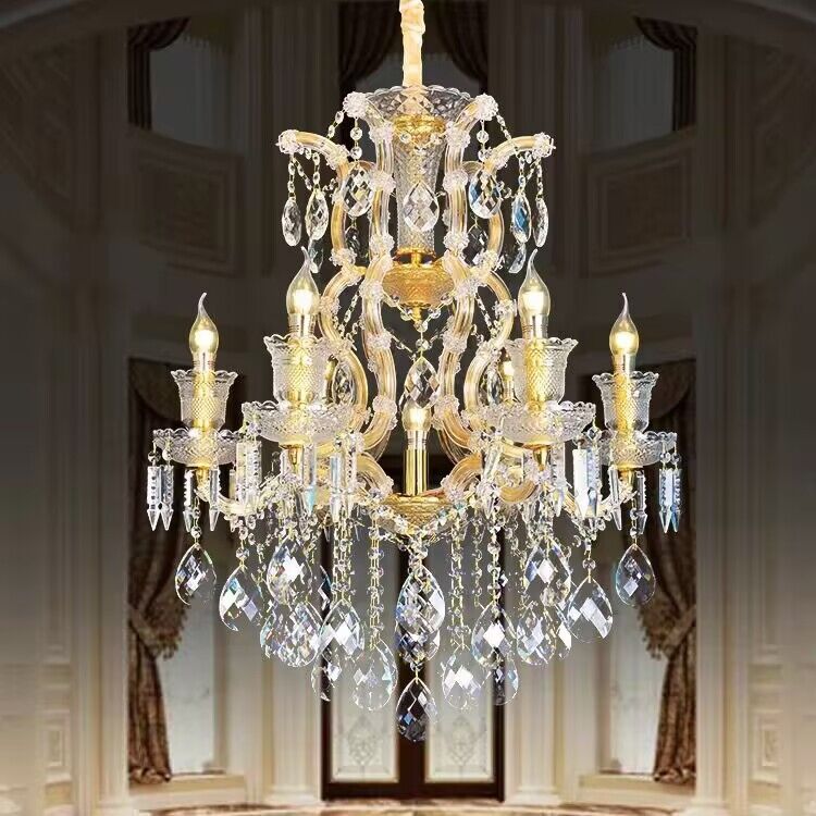 European Style Antique French Baccarat Crystal Chandelier Creative High End Club
