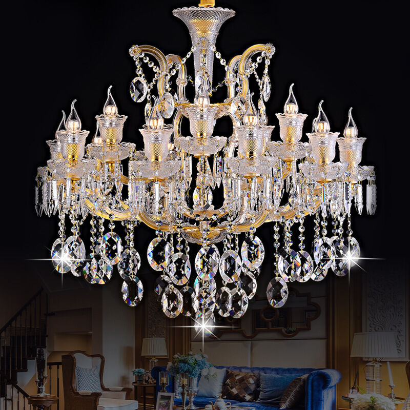 Art Crystal Ribbon Chandelier Customized for Banquet Halls Clubhouses Luxury Hotel
