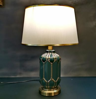 candeeiros de mesa cerâmicos brancos de 4000K 6000K para a luz da mesa do diodo emissor de luz da sala de visitas D360*H650