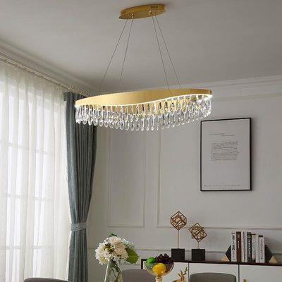 Pendentes conduzidos luxuosos Dia40cm Dia80cm 1100lm das luzes de teto da entrada interna