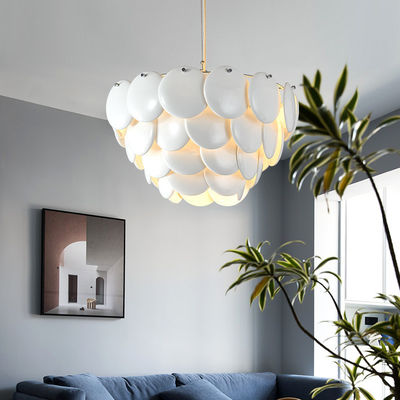 Lâmpada moderna 8 de Crystal Chandelier E14 do ferro cerâmico branco a 20m2