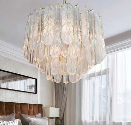 Luz de teto de vidro geada branca de vidro do pendente das lâmpadas de pendente do CCC ISO9001