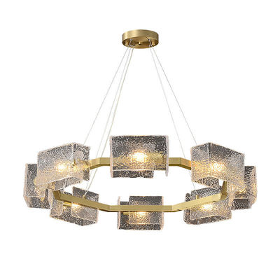 As lâmpadas H65 decorativas modernas contemporâneas de bronze molham a luz do vidro da ondinha Tricolor