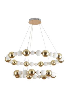 Circular moderna postmoderno Ring Led Chandelier Rustproof luxuoso