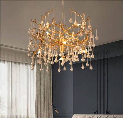 O pendente de poupança de energia da parte alta ilumina o candelabro do ramo de G9*5W com cristais CCC ROHS