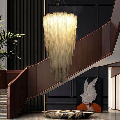Cristal preliminar feito sob encomenda durável do corpo K9 do diodo emissor de luz Crystal Chandeliers Stainless Steel Lamp