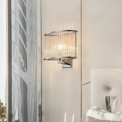 Transmitância alto AC220V dos candelabros de parede claros resistentes de alta temperatura da parede de vidro