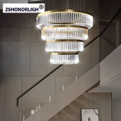 característica ajustável moderna de 3000K 4000K Crystal Chandelier With Color Temperature