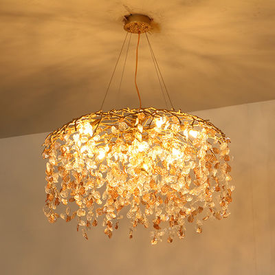 luzes luxuosas do teto do ouro do metal 40W para a decoração da casa