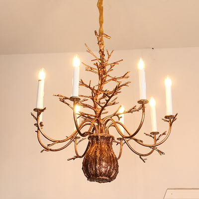 Sujeira de Crystal Candle Chandelier Lamp Waterproof do teto do diodo emissor de luz E14 resistente