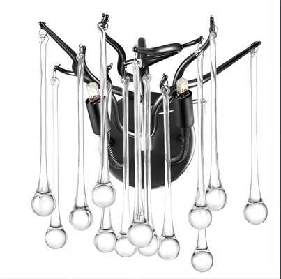 W8053 Lâmpada de parede moderna de cristal de ouro Decoração interior