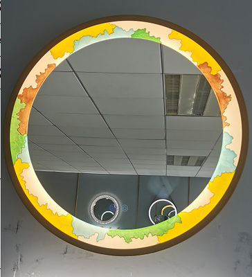 O diodo emissor de luz de bronze da cor do esmalte da antiguidade do ferro iluminou o espelho com função desembaciando 36W