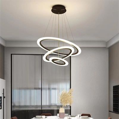Luzes de luxo LED acrílico candelabro de alta qualidade luzes de pendente modernas poupança de energia