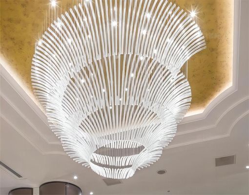 Arte de alta gama Moderno candelabro acrílico para residências de luxo