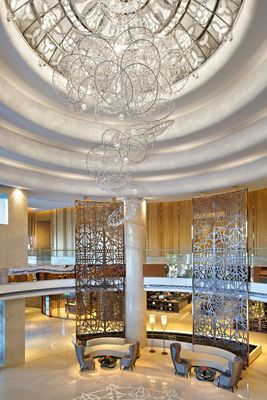 Decoração de interiores Sala criativa Cristal grande candelabro Lugares de alta qualidade