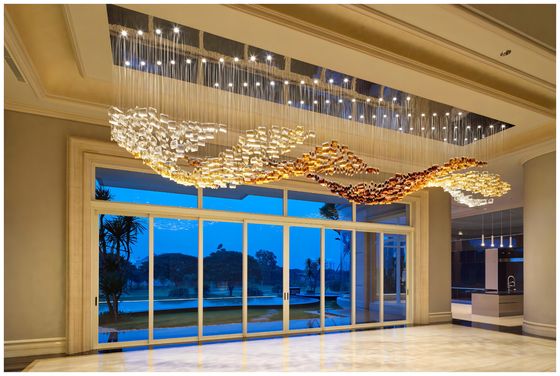 Art Modern Glass Chandelier Desenhos exclusivos de candelabros para teatros e casas de ópera