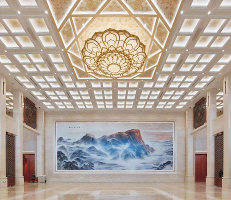 Novo estilo chinês telhados altos candelabros fontes de luz LED de alta qualidade