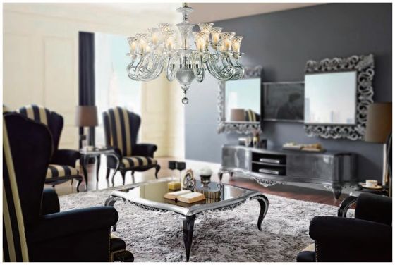 Lâmpada de cristal de estilo europeu 220-240V